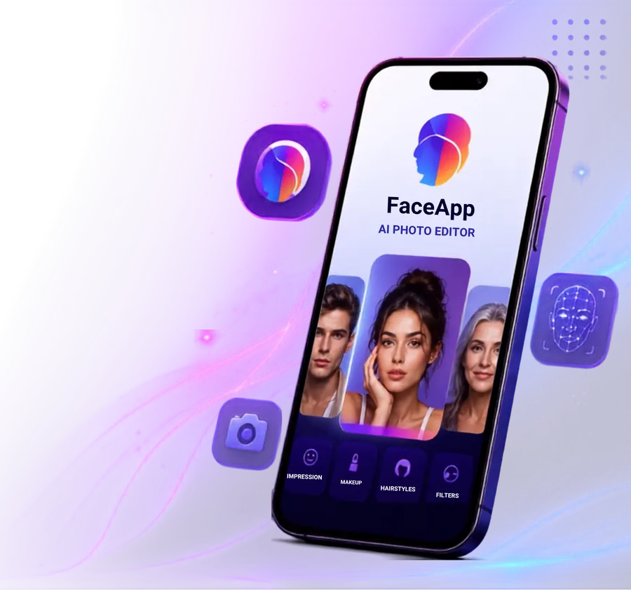 FaceApp Pro на iPhone — AI-редактор портретов