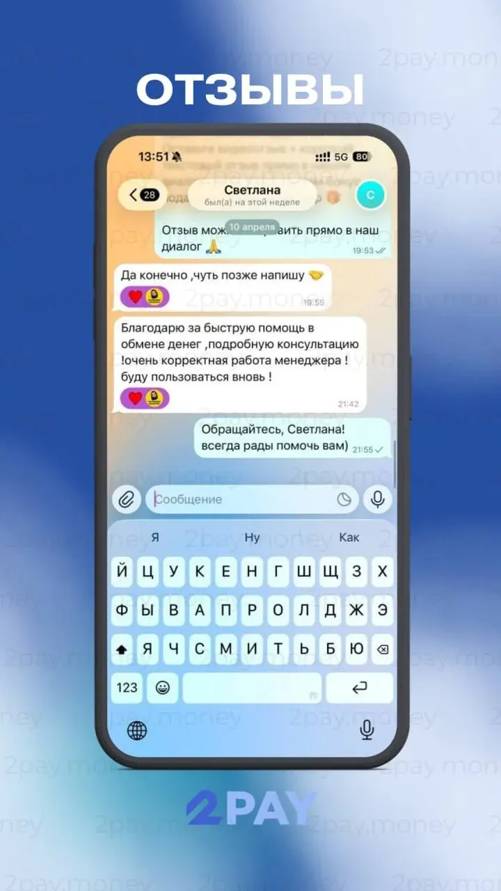 Отзыв клиента 2PAY